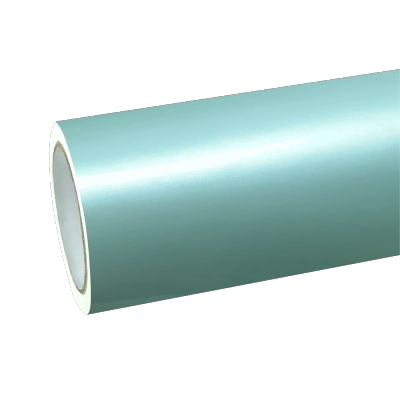 Gloss Metallic Jade Green Car Vinyl Wrap 01