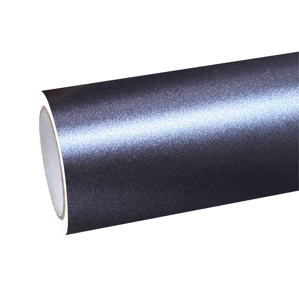 Matte Metallic Satin Deep Grey Car Vinyl Wrap