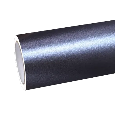 Matte Metallic Satin Deep Grey Car Vinyl Wrap 01
