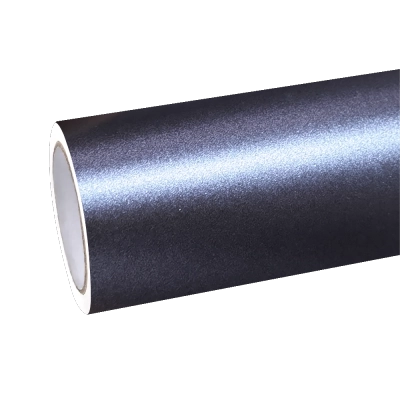 Matte Metallic Satin Deep Grey Car Vinyl Wrap 01