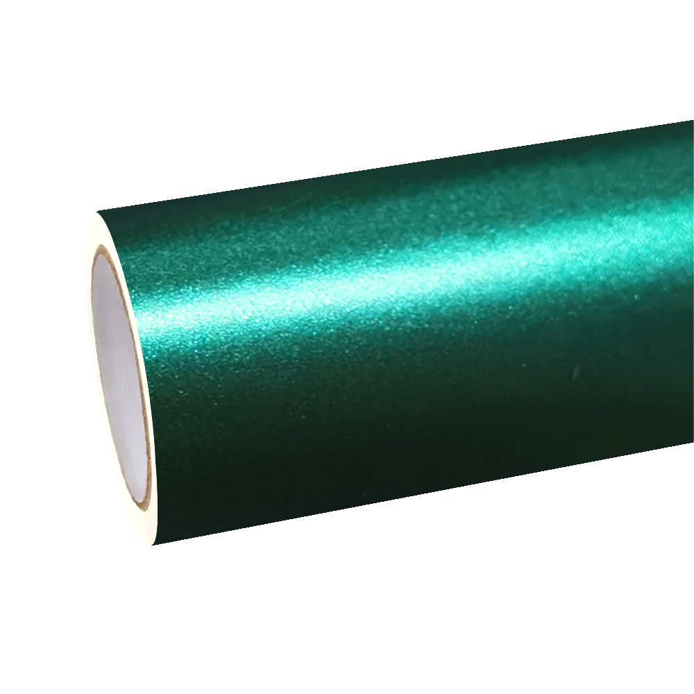 Matte Metallic Satin Emerald Green Car Vinyl Wrap