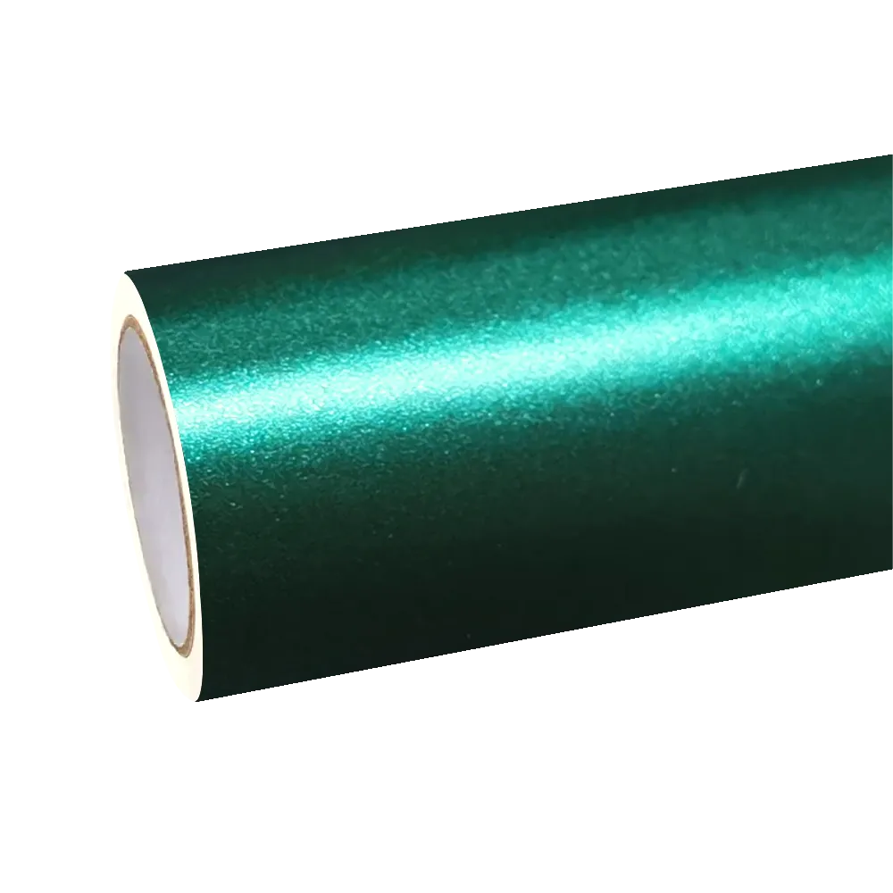 Matte Metallic Satin Emerald Green Car Vinyl Wrap