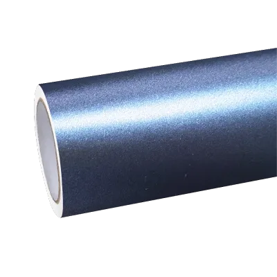 Matte Metallic Satin Storm Blue Car Vinyl Wrap 01