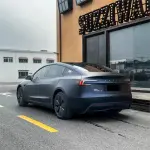 Matte Dark Blue Car Wrap