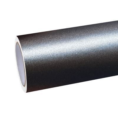 Matte Metallic Satin Charcoal Grey Car Vinyl Wrap PET 01