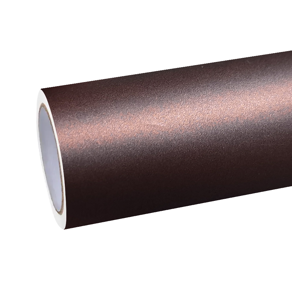 Satin Coffee Brown Car Wrap