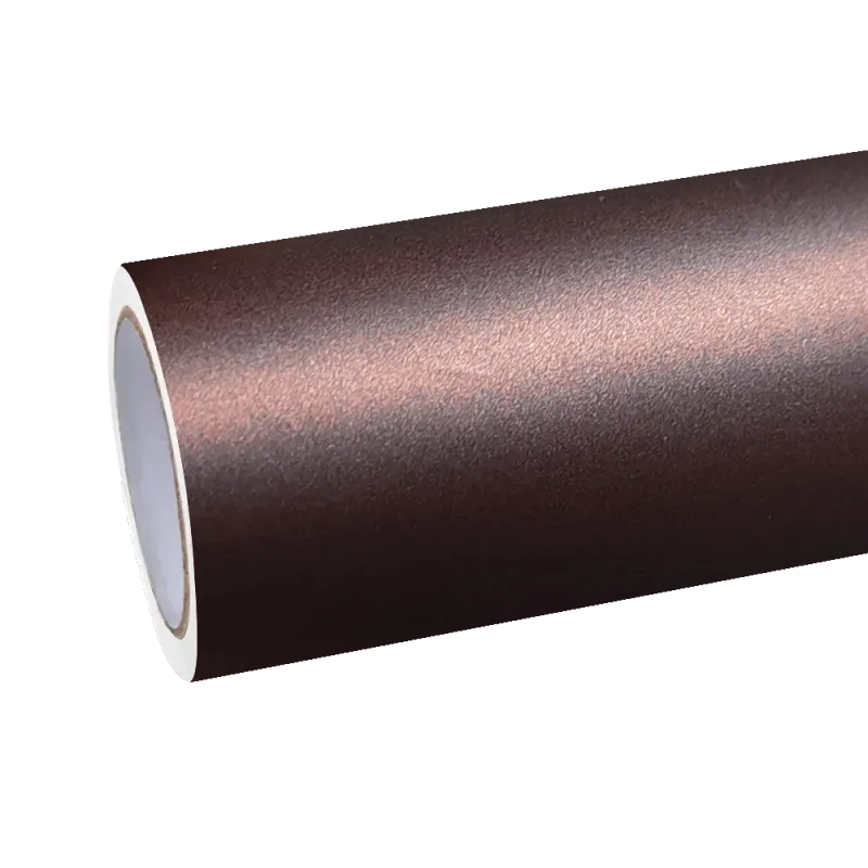 Satin Coffee Brown Car Wrap