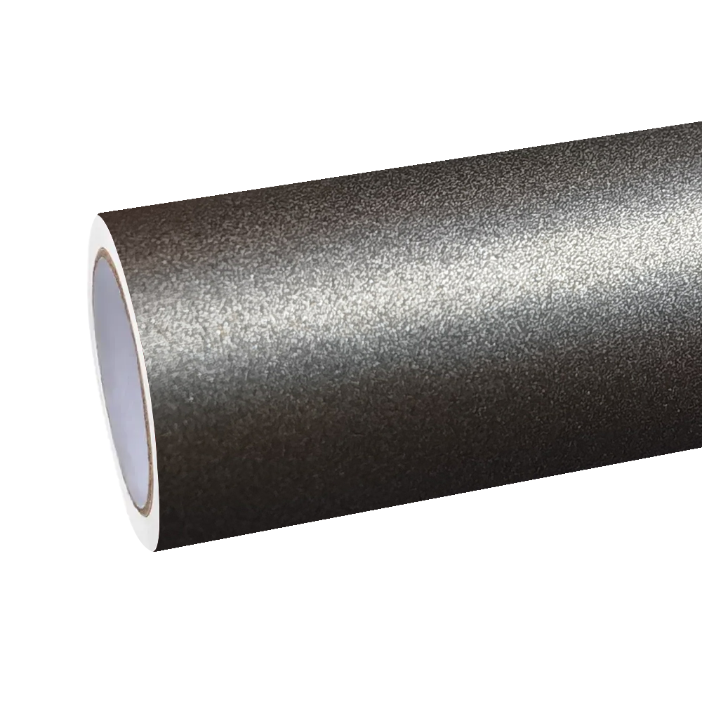 Matte Metallic Satin Deep Brown Grey Car Vinyl Wrap