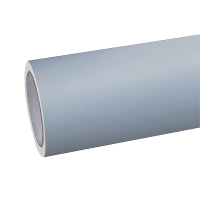 Matte Satin Battleship Grey Car Vinyl Wrap | Ultimate Flat Battleship Grey wrap PET 01