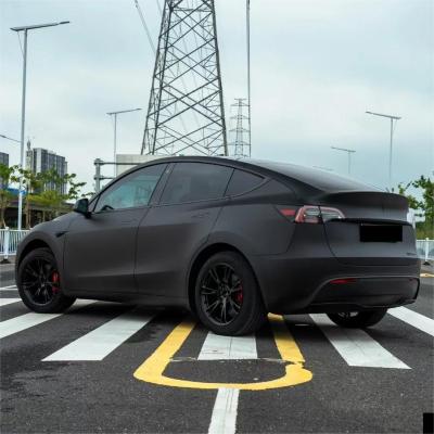 Matte Satin Chrome Black Car Vinyl Wrap 02