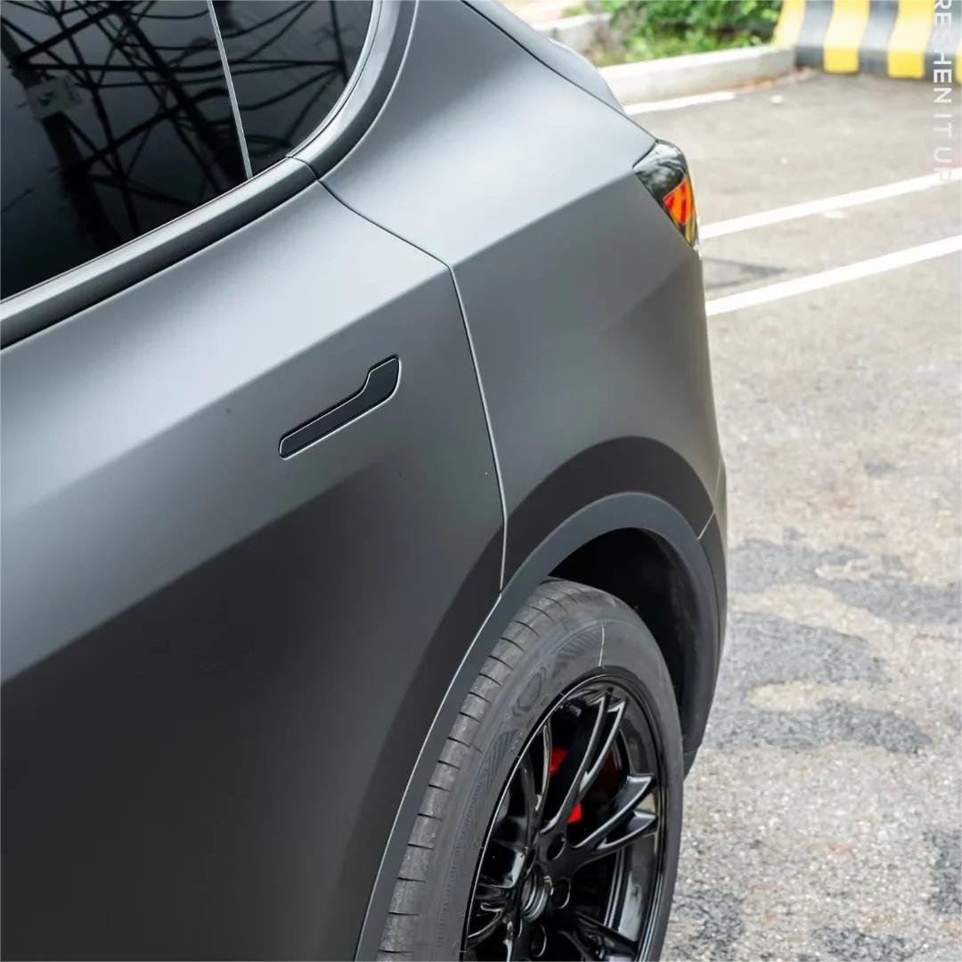 Matte Satin Chrome Black Car Vinyl Wrap