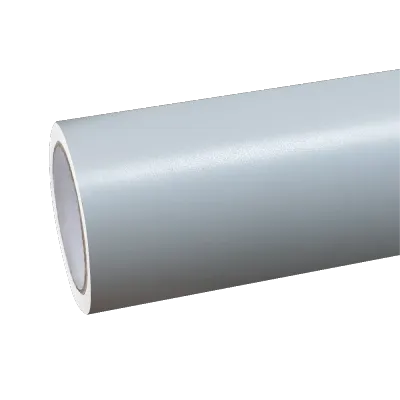 Matte Satin Light Grey Car Vinyl Wrap 01