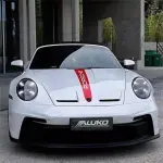 Gloss Crescent White Car Vinyl Wrap PET
