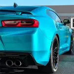 Gloss Metallic Atomic Teal Car Vinyl Wrap