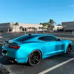 Gloss Metallic Atomic Teal Car Vinyl Wrap