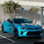 Gloss Metallic Atomic Teal Car Vinyl Wrap