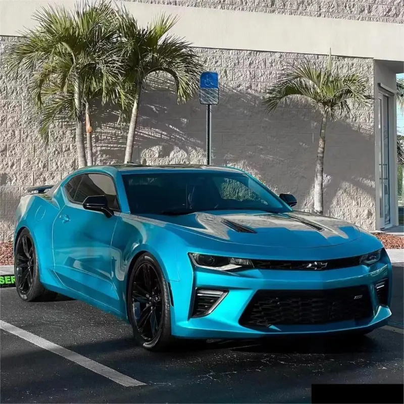 Gloss Metallic Atomic Teal Car Vinyl Wrap