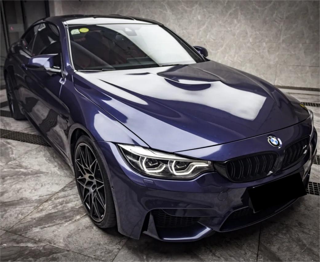 Gloss Metallic Macao Blue Car Vinyl Wrap