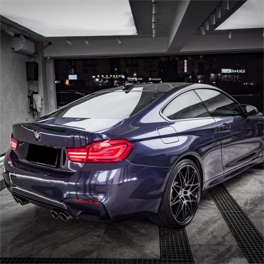 Gloss Metallic Macao Blue Car Vinyl Wrap