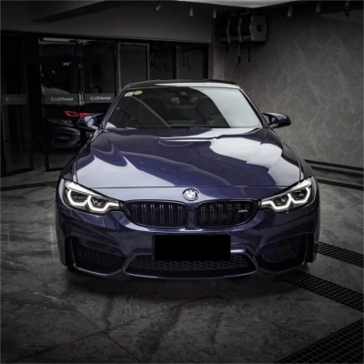 Gloss Metallic Macao Blue Car Vinyl Wrap 02