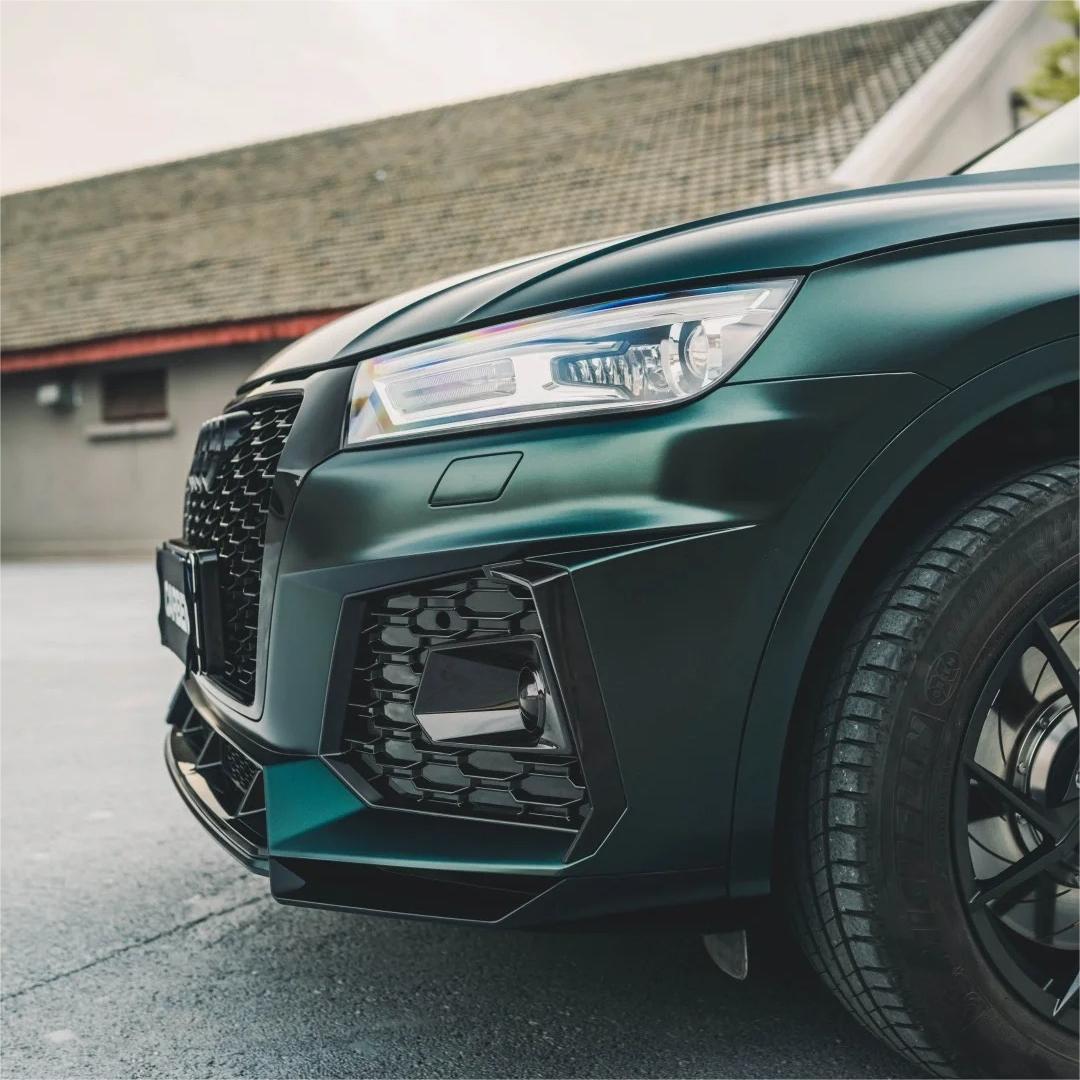 Matte Metallic Antique Green Car Vinyl Wrap