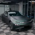 Matte Metallic Diamond Green Car Vinyl Wrap