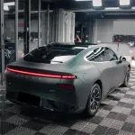 Matte Metallic Diamond Green Car Vinyl Wrap