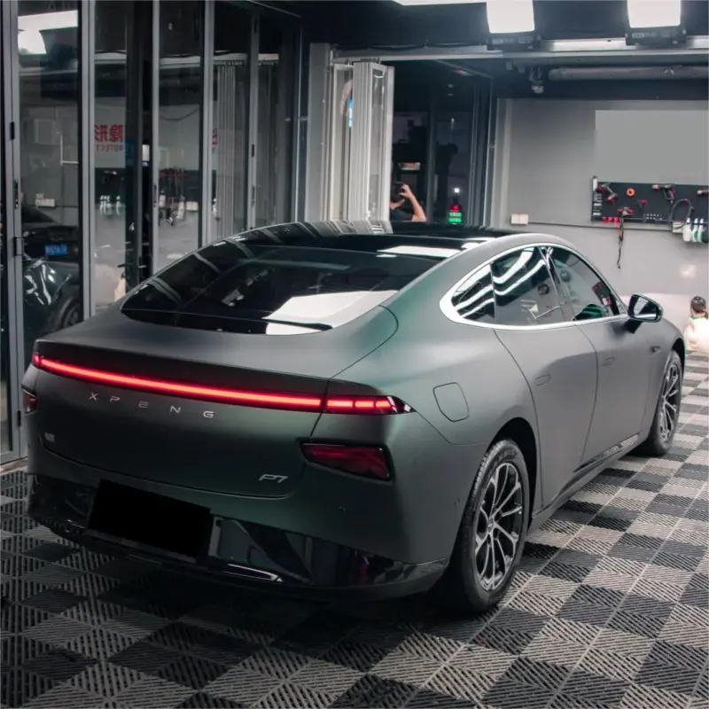 Matte Metallic Diamond Green Car Vinyl Wrap