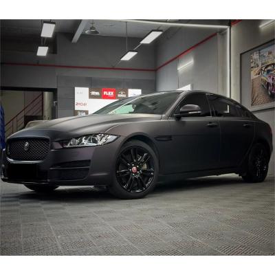 Matte Metallic Diamond Red Black Car Vinyl Wrap  02