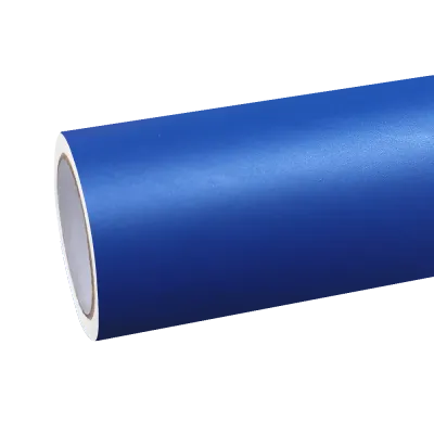 Matte Satin Navy Blue Car Vinyl Wrap 01