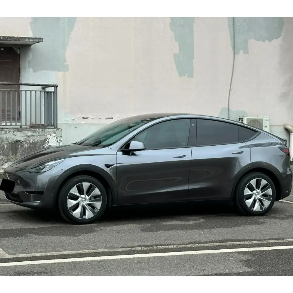 Gloss Metallic Liquid Agate Grey Car Vinyl Wrap
