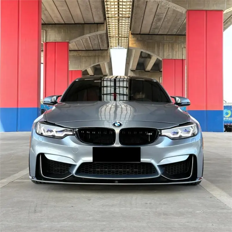 Gloss Metallic Liquid Grey Silver Car Vinyl Wrap