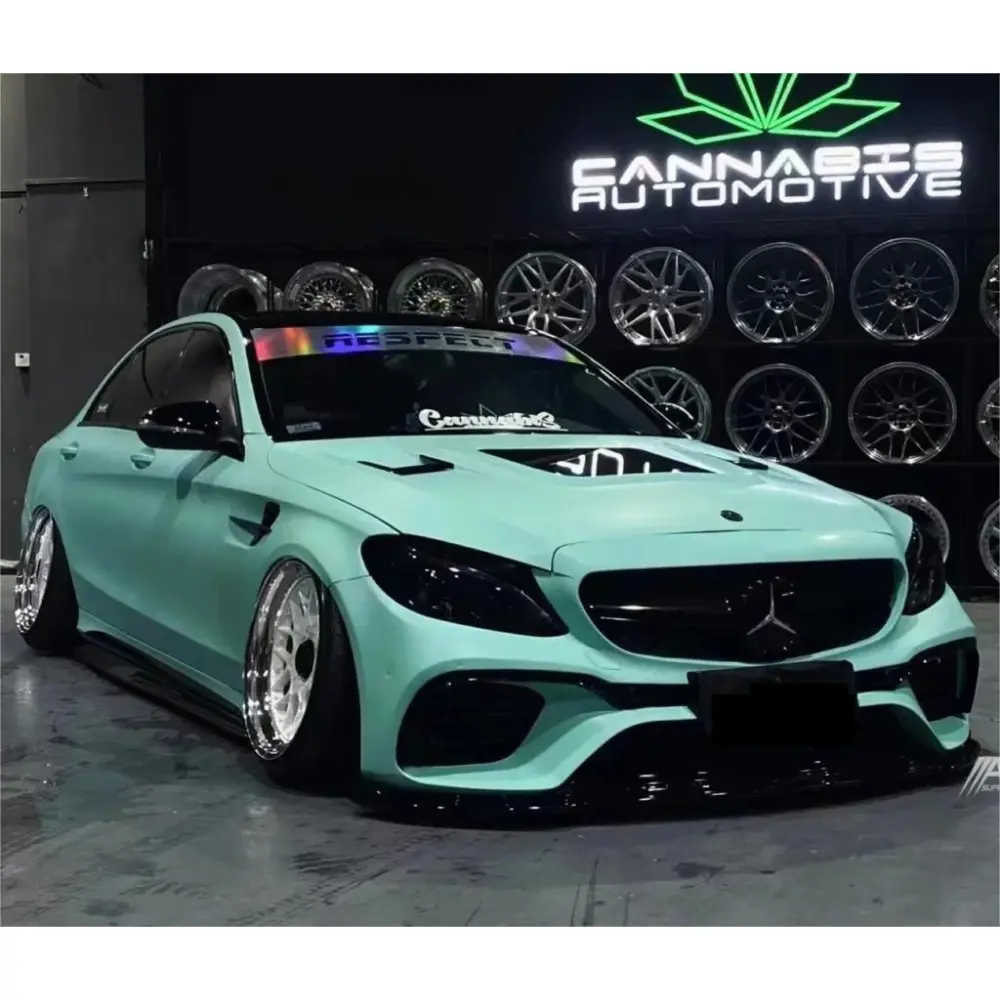 Matte Tiffany Blue Car Vinyl Wrap Sale| Ultimate Flat Tiffany Blue Wrap