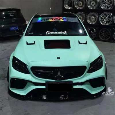 Matte Ultimate Flat Tiffany Blue  Car Vinyl Wrap 02