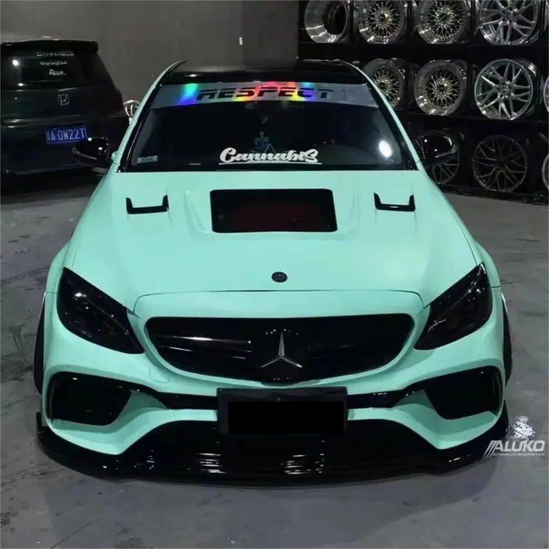 Matte Tiffany Blue Car Vinyl Wrap Sale| Ultimate Flat Tiffany Blue Wrap