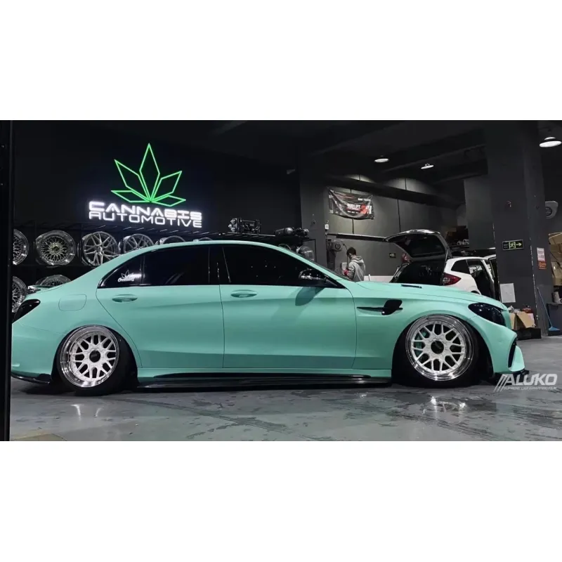 Matte Tiffany Blue Car Vinyl Wrap Sale| Ultimate Flat Tiffany Blue Wrap