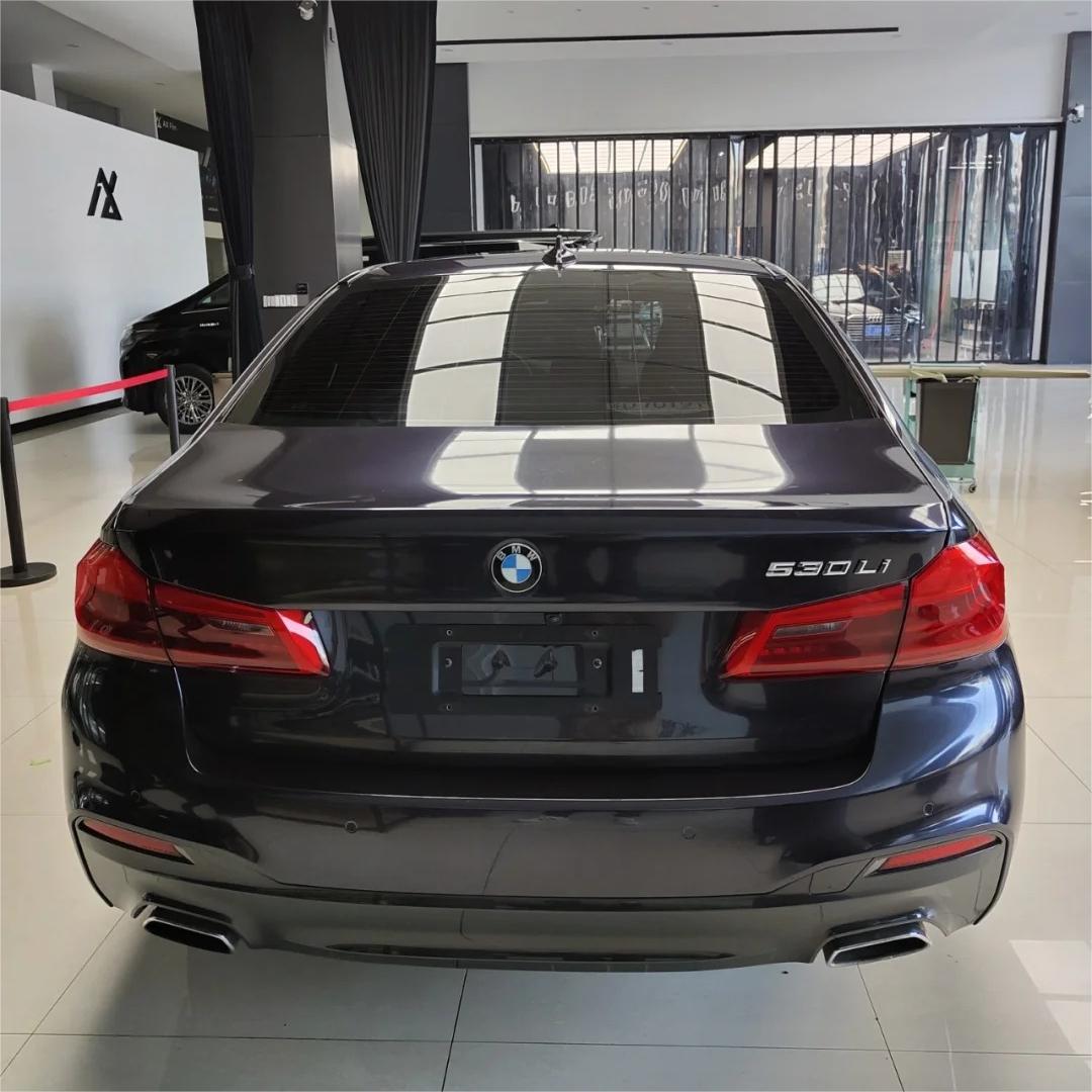 Gloss Metallic Blue Grey Car Vinyl Wrap