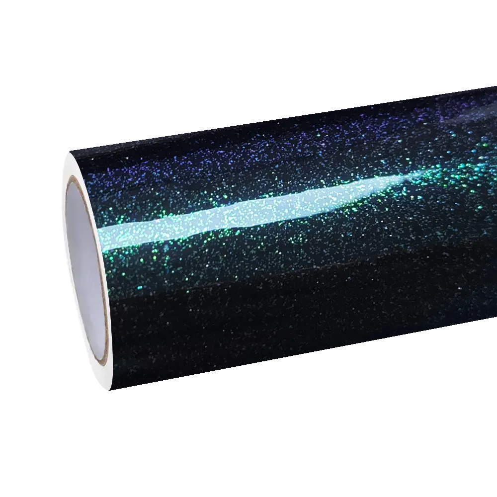 Gloss Metallic Chameleon Diamond Purple Green Car Vinyl Wrap