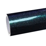 Gloss Metallic Chameleon Diamond Purple Green Car Vinyl Wrap