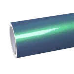 Gloss Metallic Chameleon Green Grey Car Vinyl Wrap