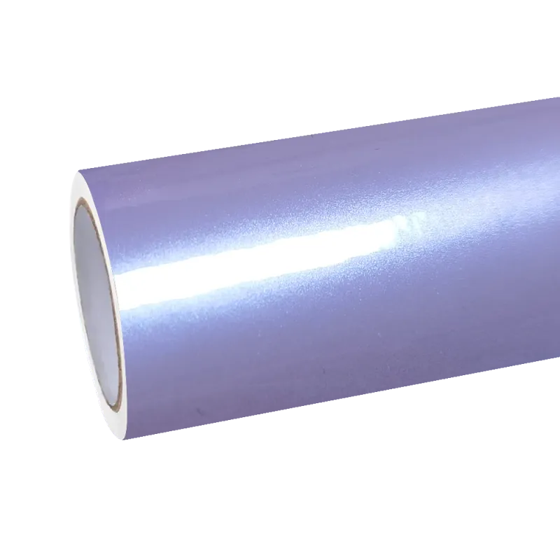 Gloss Metallic Periwinkle Purple Car Vinyl Wrap