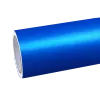 Matte Metallic Satin Chrome Blue Car Vinyl Wrap PET