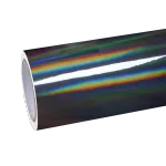 Gloss Grey Holographic Chrome Rainbow Laser Car Vinyl Wrap