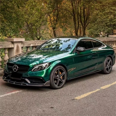 Gloss Metallic Agate Green Car Vinyl Wrap PET 02