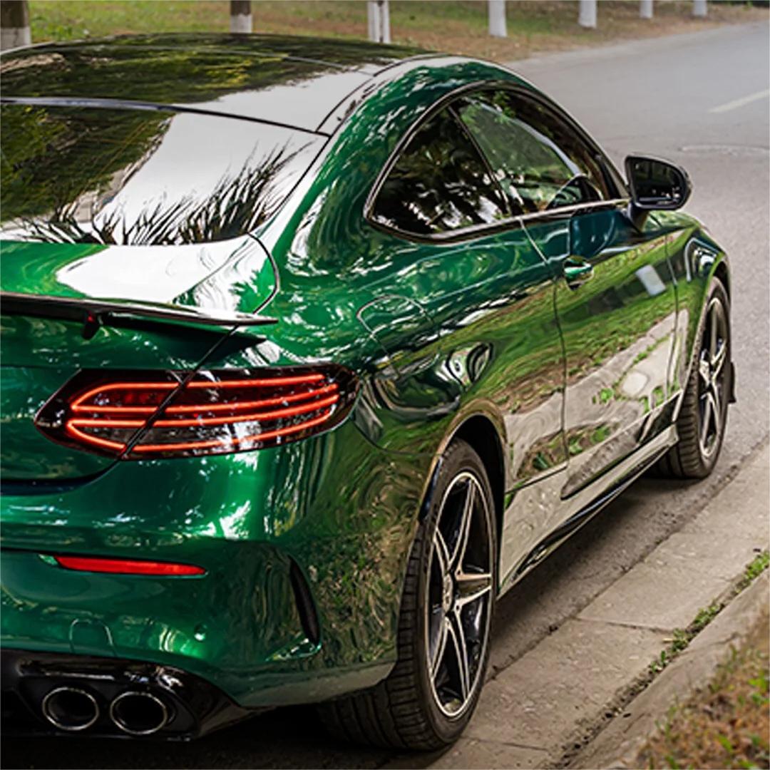 Agata Green Car Wrap