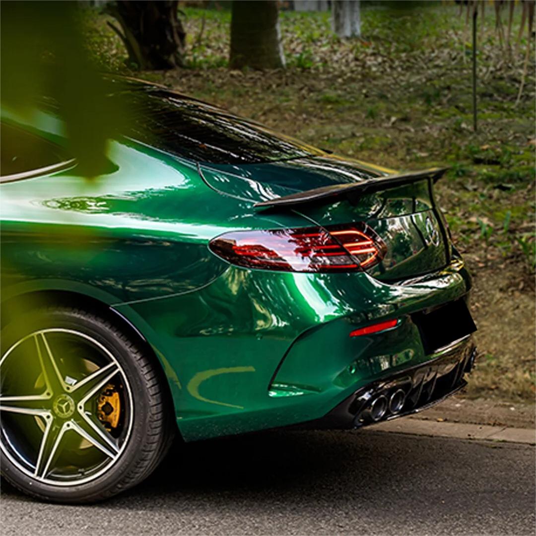 Agata Green Car Wrap