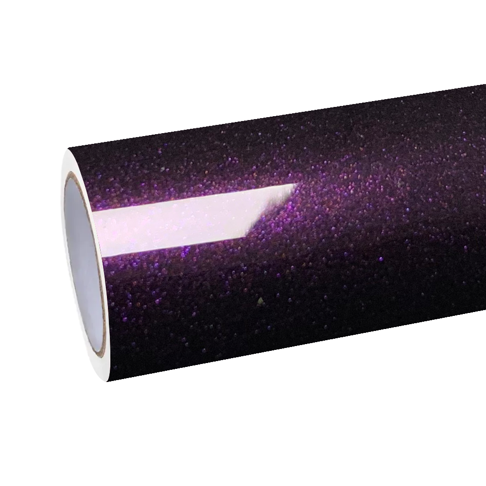 Gloss Metallic Gentian Purple Car Vinyl Wrap  PET