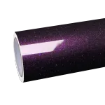 Gloss Metallic Gentian Purple Car Vinyl Wrap PET