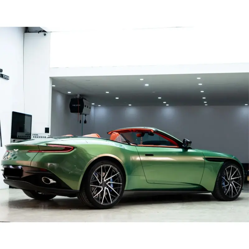 Gloss Metallic Iridescent Emerald Green Car Vinyl Wrap