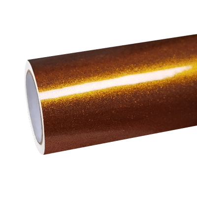 Gloss Metallic Liquid Copper Brown Car Vinyl Wrap 01
